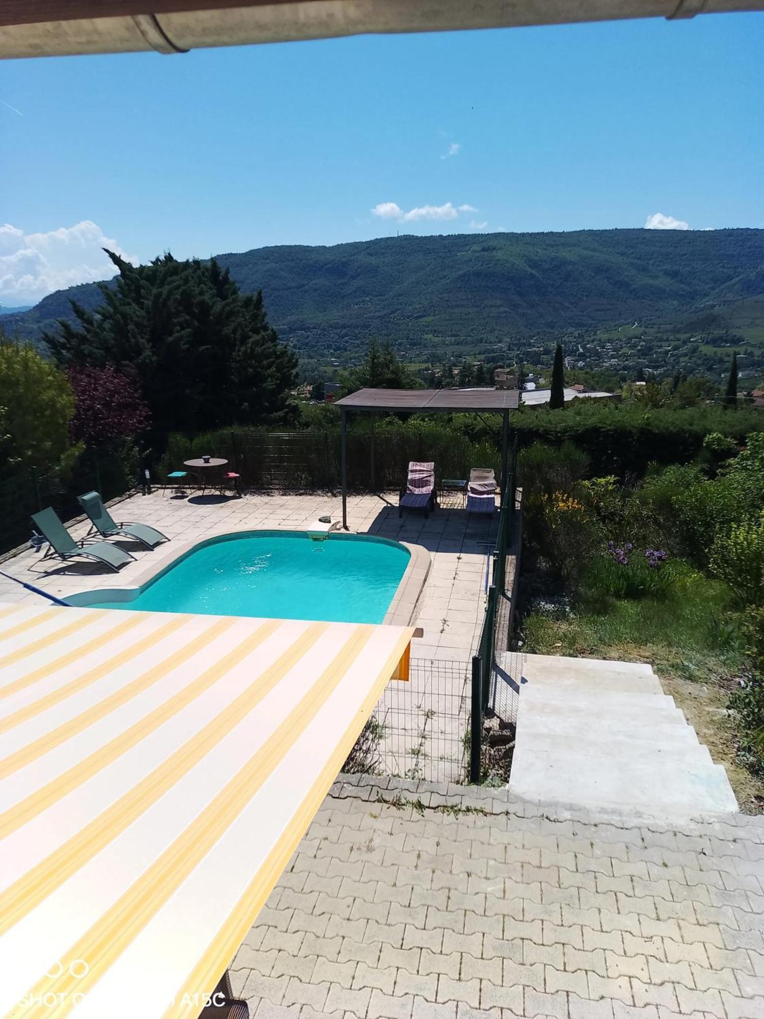 Maison Paisible A Veyras Avec Piscine Privee Et Vue Montagne エクステリア 写真