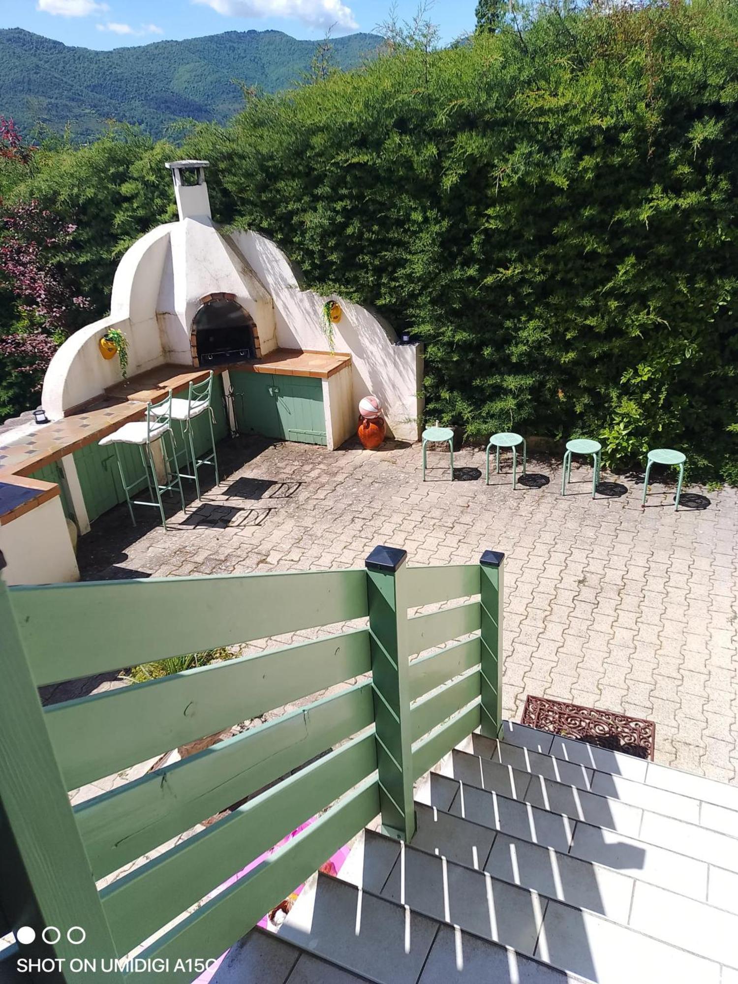 Maison Paisible A Veyras Avec Piscine Privee Et Vue Montagne エクステリア 写真